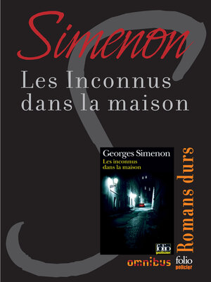 cover image of Les inconnus dans la maison